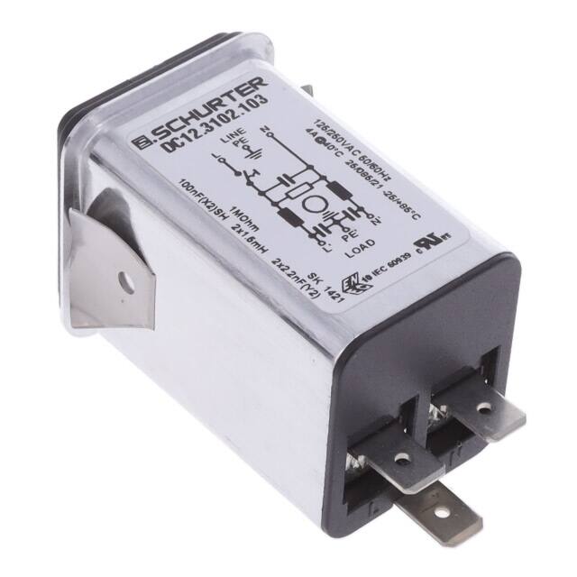 DC12.3102.103 SCHURTER Inc.  Módulos de entrada de energía (PEM)